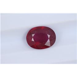 2.27ct Ruby Oval cut