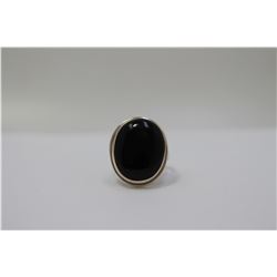 8.89gm Silver Black Omex Ring