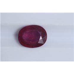 2.33ct Ruby Oval cut