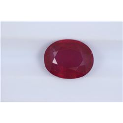 3.03ct Ruby Oval cut