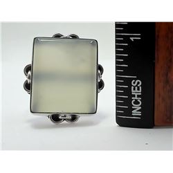 12.09gm Silver Calsidonia Ring