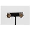 Image 1 : 6.66gm Gold Plated / Silver / Ruby / Diamond Earring