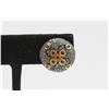 Image 2 : 6.66gm Gold Plated / Silver / Ruby / Diamond Earring