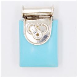 11.57gm Silver & Natural gemstone Pendant