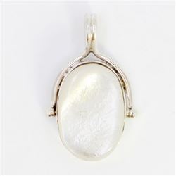 8.7gm Silver & Natural gemstone Pendant