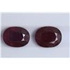Image 1 : 5.1ct Ruby Match pair Oval cut