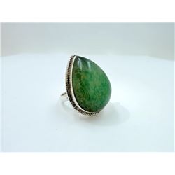 11.34gm Silver Aventurine Ring