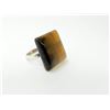 Image 2 : 10.64gm Silver Tiger Eye Ring