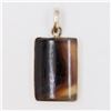 Image 1 : 9.72gm Silver & Natural gemstone Pendant