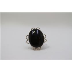 11.09gm Silver Black Omex Ring