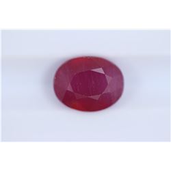 3.71ct Ruby Oval cut