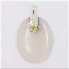 Image 1 : 18.9gm Silver & Natural gemstone Pendant