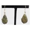 Image 1 : 12gm Silver & Natural gemstone Earrings