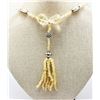 Image 1 : 53gm Silver & Natural gemstone Necklace
