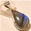 Image 1 : Labradorite Pendant Solid Sterling Silver