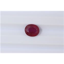 3.25ct Ruby Oval cut