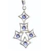 Image 1 : Silver Plated Amethyst Pendant ctw