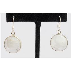 10.45gm Silver & Natural gemstone Earrings
