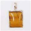 Image 1 : 13.96gm Silver & Natural gemstone Pendant