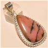 Image 1 : Rhodonite Pendant Solid Sterling Silver