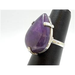9.04gm Silver Amthest Ring