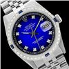 Image 1 : Rolex Men's Stainless Steel, QuickSet, Diam Dial & Diam/Sapphire Bezel - REF-521M2F