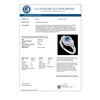 Image 3 : 1.05 CTW Intense Blue Diamond Solitaire Art Deco 3 Stone Ring 18K White Gold - REF-161W8F - 37950