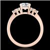 Image 2 : 1.5 CTW VS/SI Diamond Solitaire Ring 18K Rose Gold - REF-409N3Y - 36939