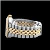 Image 3 : Rolex Men's Two Tone, QuickSet, Diam Dial & Diam/Sapphire Bezel - REF-557M4F