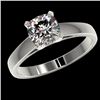 Image 2 : 1.25 CTW Certified VS/SI Quality Cushion Cut Diamond Solitaire Ring 10K White Gold - REF-372W3F - 33