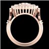 Image 1 : 2.03 CTW VS/SI Diamond Solitaire Art Deco Ring 18K Rose Gold - REF-270A2X - 37080