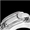 Image 4 : Rolex Men's Stainless Steel, QuickSet, Diam/Ruby Dial & Diam/Ruby Bezel - REF-527W3H