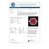 Image 3 : 6 CTW Ruby & Micro Pave Halo VS/SI Diamond Ring 18K Yellow Gold - REF-77T3M - 23103