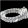 Image 2 : Rolex Men's Stainless Steel, QuickSet, Diam Dial & Diam/Emerald Bezel - REF-521H4W