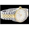 Image 2 : Rolex Men's Two Tone 14K Gold/SS, QuickSet, Diamond Dial & Diamond Bezel - REF-557A4N