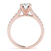 Image 2 : 1.45 CTW Certified VS/SI Diamond Solitaire Ring 18K Rose Gold - REF-374H2A - 27592