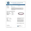 Image 2 : 12.75 CTW Ruby Bracelet 18K White Gold - REF-161X8T - 11692