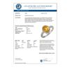 Image 2 : 2.10 CTW Citrine & Diamond Ring 10K White Gold - REF-18M2H - 10069