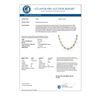 Image 2 : 37.0 CTW Citrine & Diamond Necklace 10K White Gold - REF-181N6Y - 10064