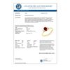 Image 2 : 1.36 CTW Ruby & Diamond Ring 10K Yellow Gold - REF-31F8N - 13563