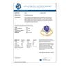 Image 2 : 3.03 CTW Tanzanite & Diamond Ring 10K Yellow Gold - REF-57H6A - 14461
