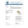 Image 3 : 1.25 CTW Certified Intense Yellow SI Diamond Solitaire Ring 10K White Gold - REF-272A8X - 32911