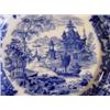 Image 4 : WEDGWOOD Large Flow Blue Plate CHINESE