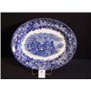Image 1 : WEDGWOOD Blue Transfer Oval Platter