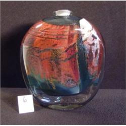 NICOLAS MORIN Art Glass Vase - French