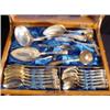 Image 4 : Pres. Box w/56 Pcs GORHAM SS Flatware