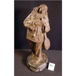 CARUSO Plaster Figurine - I Pagliacci