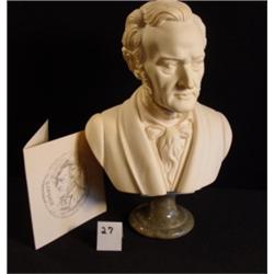RICHARD WAGNER Bust by DAUM 43/2000