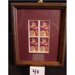 ENRICO CARUSO Framed 22 Cent Stamps