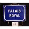 Image 1 : Vintage Metal Sign PALAIS ROYAL